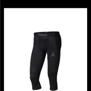 Jordan 23 Alpha Dry 3/4 Tights Black Men Gym Compression Pants 892246-010 Sz 3XL